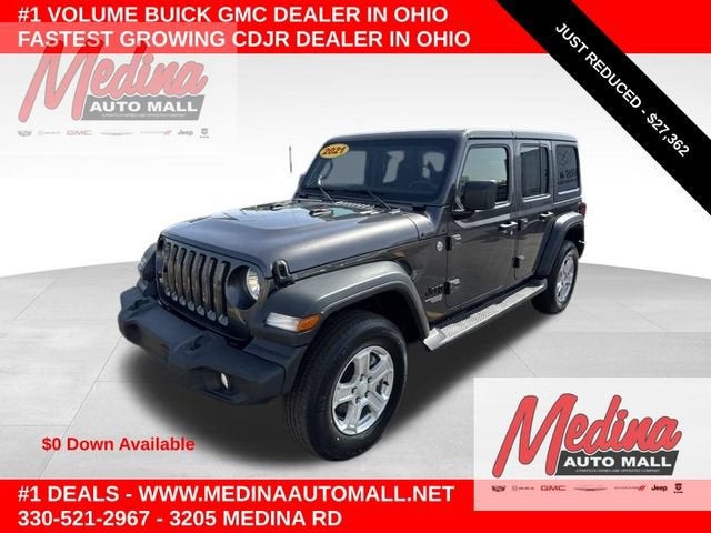 2021 Jeep Wrangler Unlimited Sport S in Other — front three-quarter view