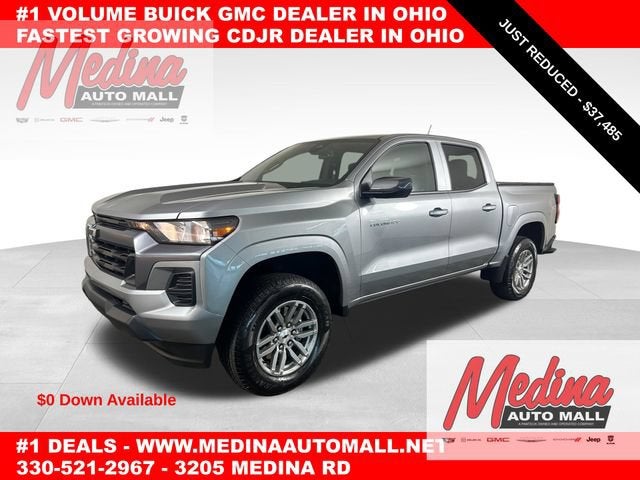 2025 Chevrolet Colorado WT/LT in Sterling Gray Metallic — front three-quarter view