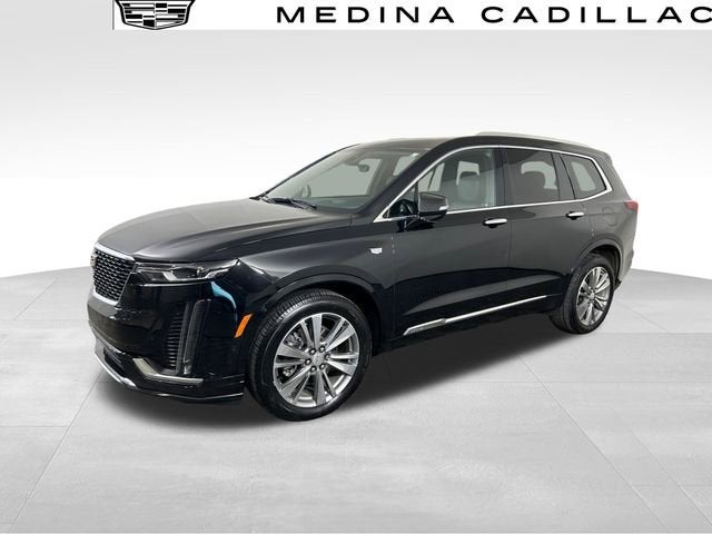 2022 Cadillac XT6 Premium Luxury in Stellar Black Metallic — front three-quarter view