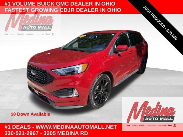2021 Ford Edge SEL in Other — front three-quarter view