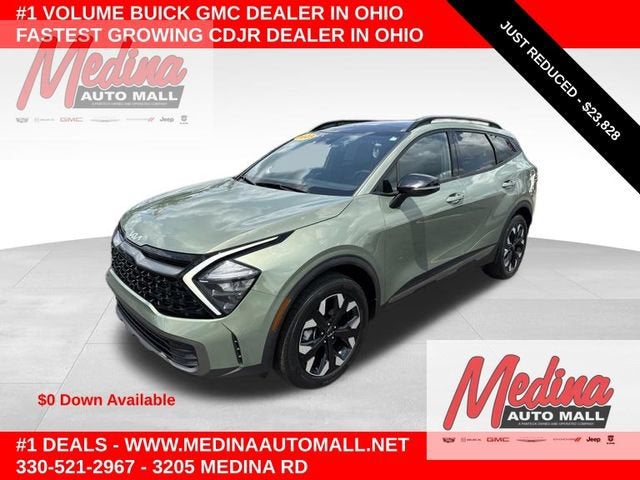 2023 Kia Sportage X-Line in Other — front three-quarter view